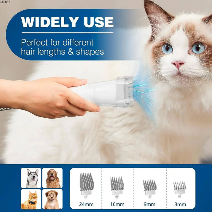 Pet Grooming Vacuum & Kit