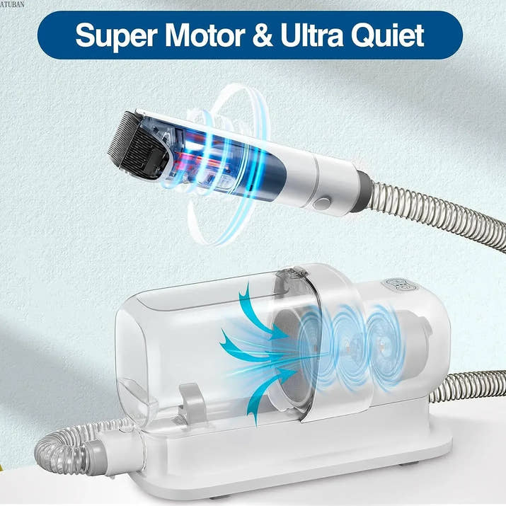 Pet Grooming Vacuum & Kit